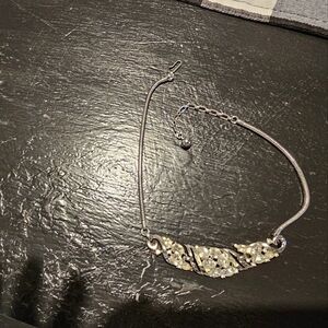 Elegant Silver and Gold Floral Bracelet